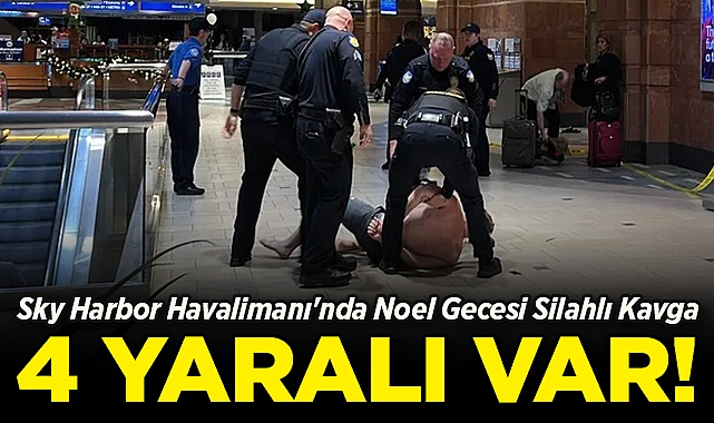 Sky Harbor Havalimanı'nda Silahlı Kavga: 3 Kişi Vuruldu, 1 Kişi Bıçaklandı!