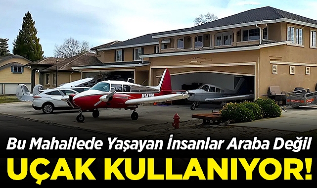 Bu Mahallede Yaşayan İnsanlar Araba Değil Uçak Kullanıyor!