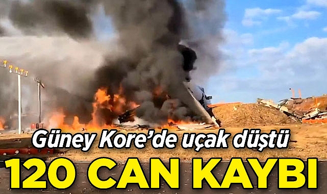 Güney Kore'de uçak kazası: 120 ölü