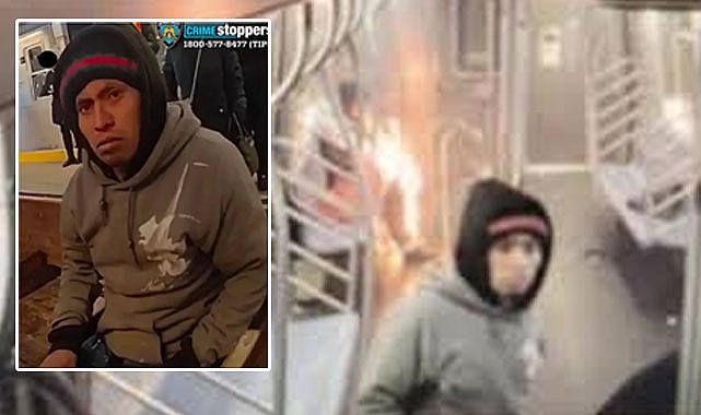 New York metrosunda dehşet: Uyuyan kadını vagonda ateşe verdi