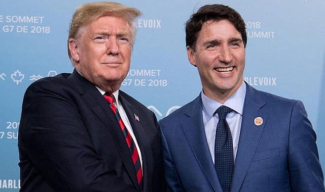 Trump, Kanada'yı eyalet, Trudeau'yu vali olarak nitelendirdi